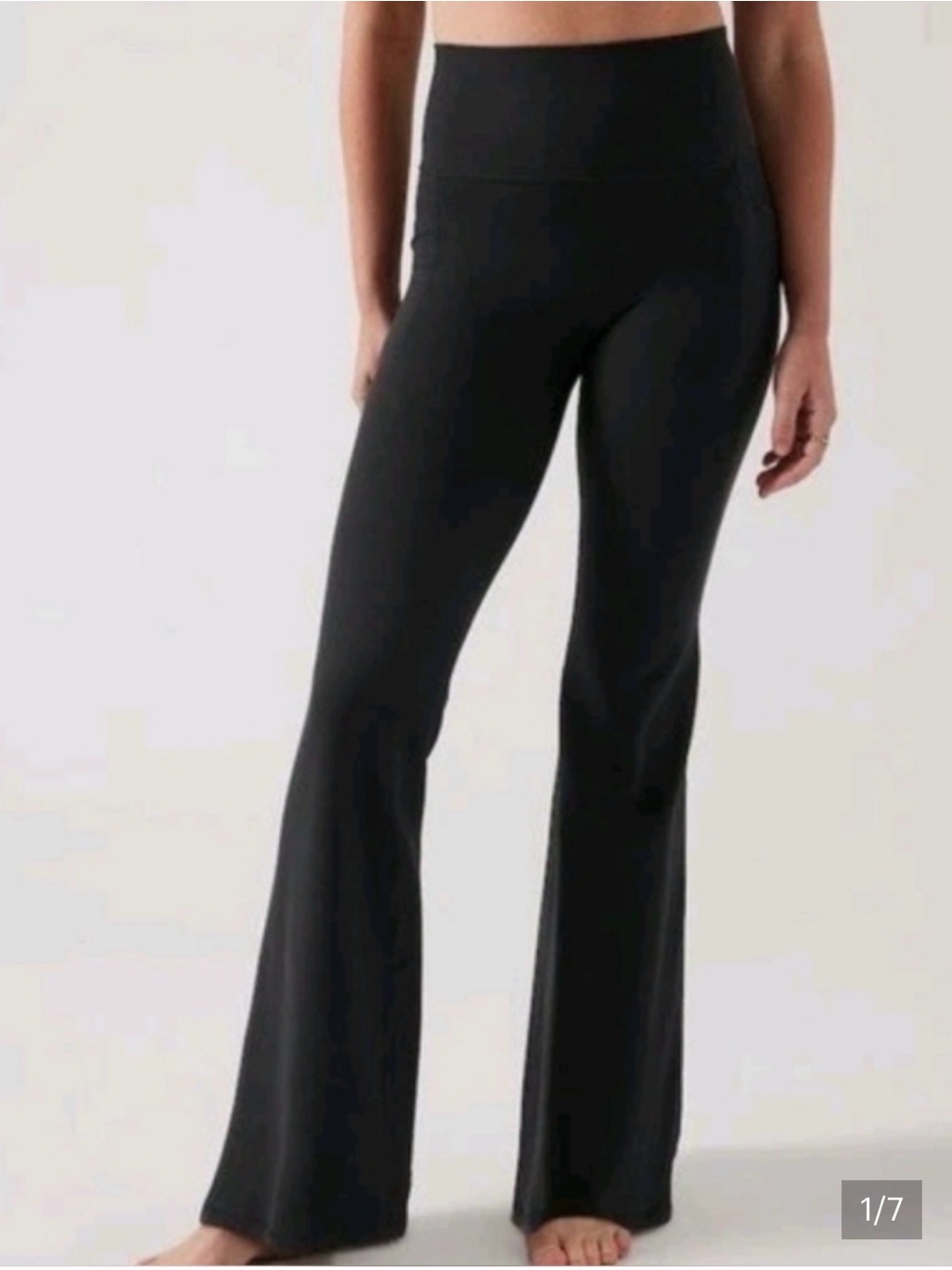 Athleta Salutation Stash Rib Flare Pants